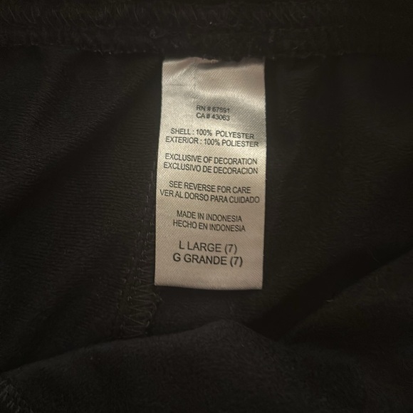 Kids Pittsburgh Penguins black Reebok track pants size 7 elastic waist - Picture 8 of 9